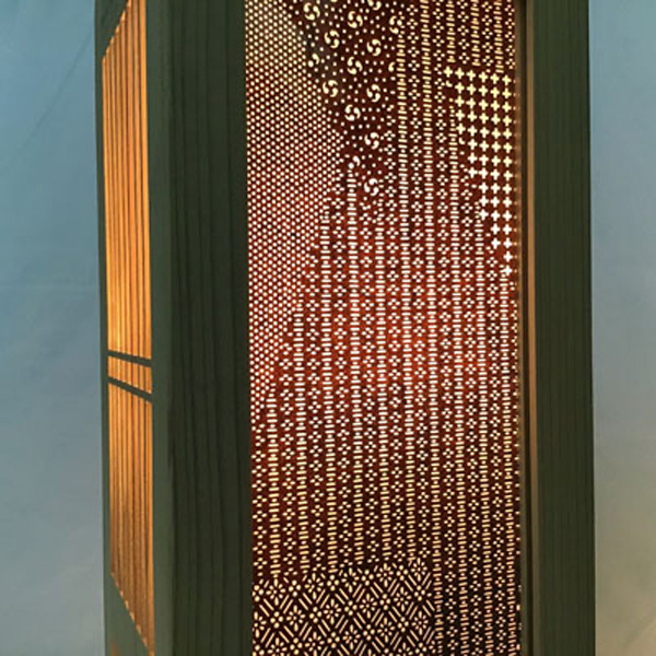 型紙あかり 夕凪